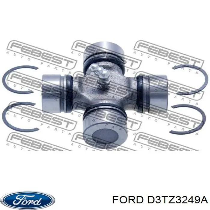 D3TZ3249A Ford крестовина полуоси передней