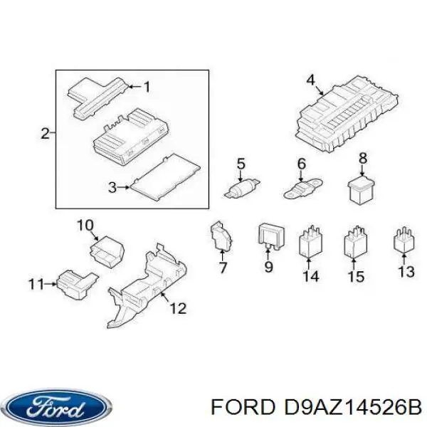 Предохранитель Ford D9AZ14526B