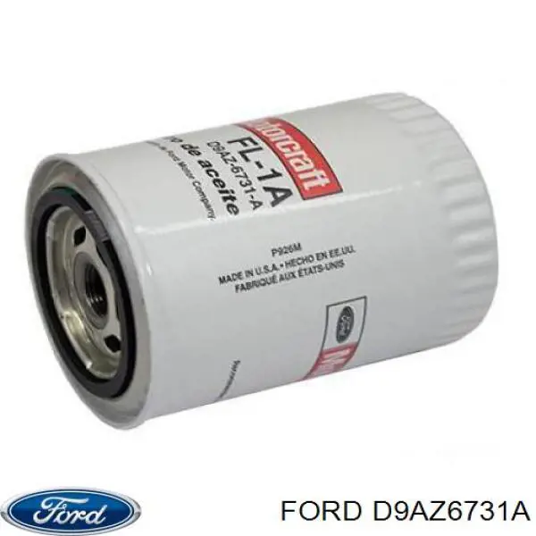 Filtro de aceite D9AZ6731A Ford