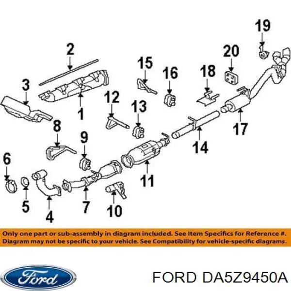 Ford DA5Z9450A цена, от 16.61 USD