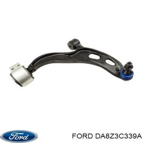 DA8Z3C339A Ford braço oscilante inferior direito de suspensão dianteira