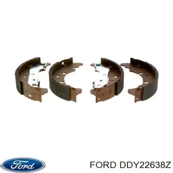 Задние барабанные колодки DDY22638Z Ford