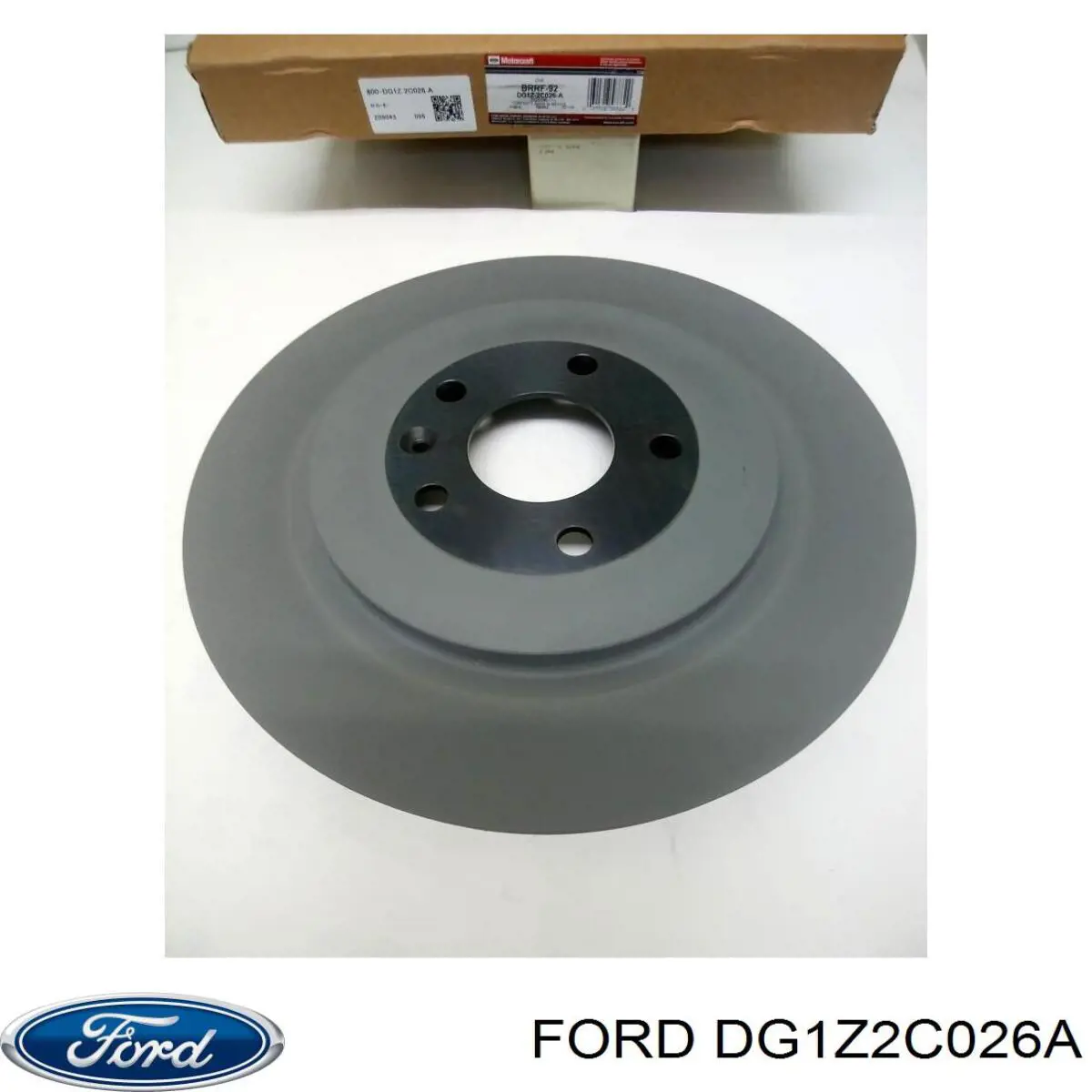 DG1Z2C026A Ford диск тормозной задний