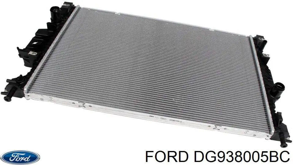 Радиатор охлаждения двигателя Ford DG938005BC цена, от 80.15 USD