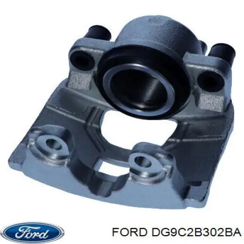 DG9C2B302BA Ford Суппорт тормозной, передний, левый