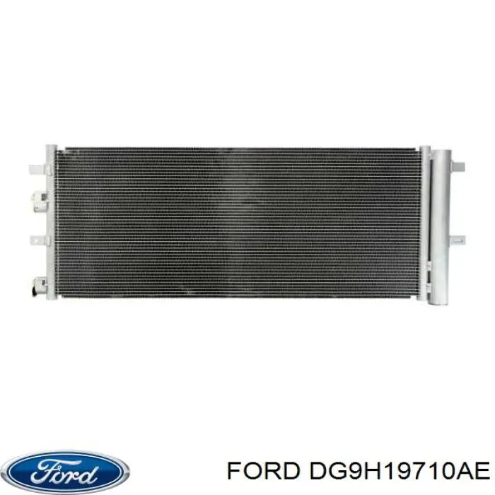 DG9H19710AE Ford radiador de aparelho de ar condicionado