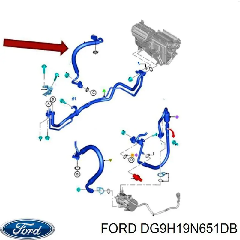  DG9H19N651DB Ford