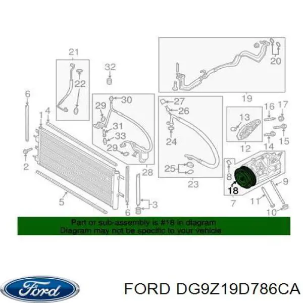  DG9Z19D786CA Ford