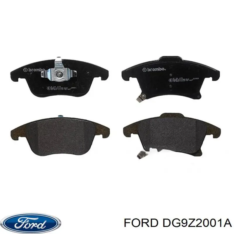 Купить DG9Z2001A Ford Колодки тормозные