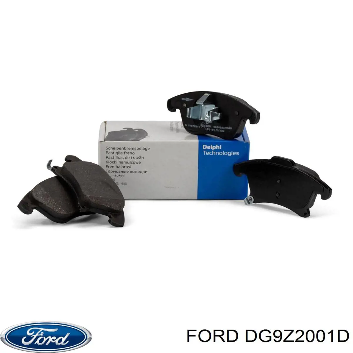 DG9Z2001D Ford Колодки передние