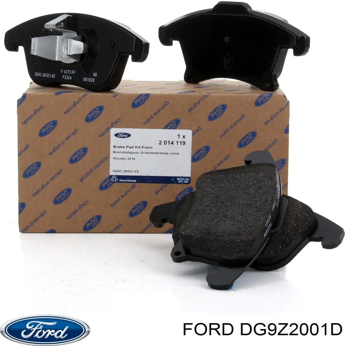 Купить DG9Z2001D Ford Колодки тормозные