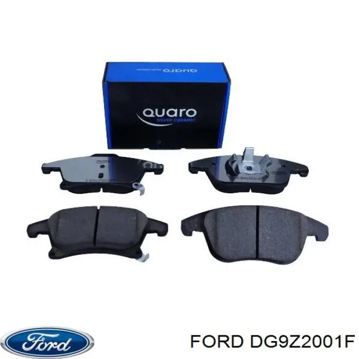 DG9Z2001F Ford sapatas do freio dianteiras de disco