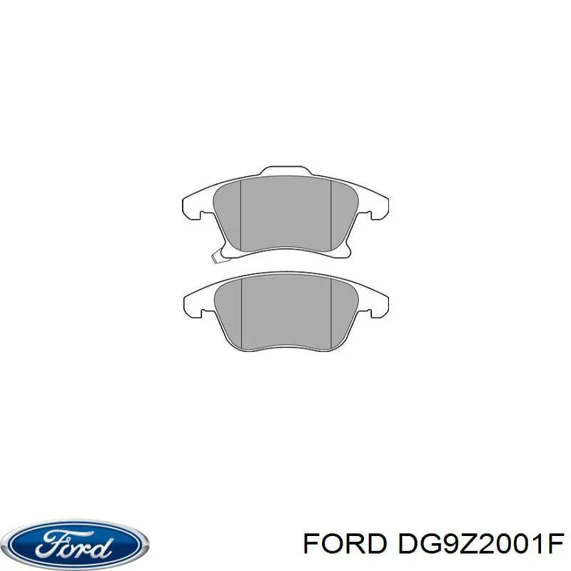 Тормозные колодки Ford DG9Z2001F