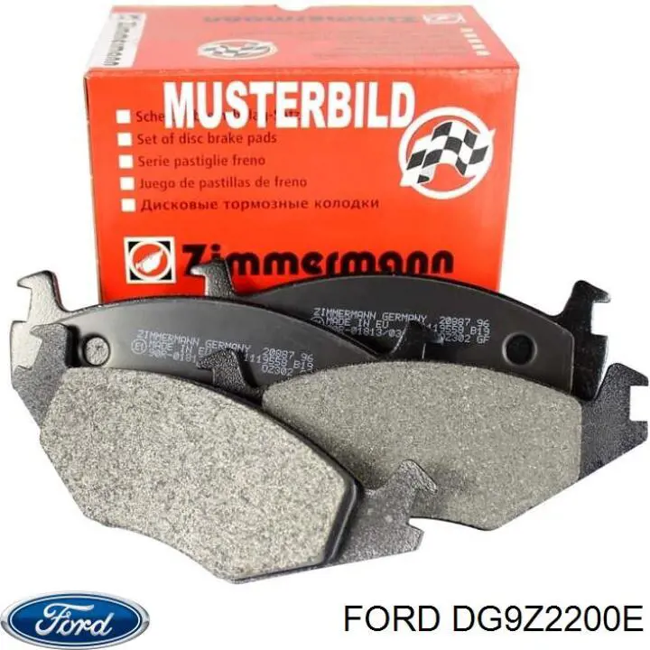 Задние тормозные колодки DG9Z2200E Ford