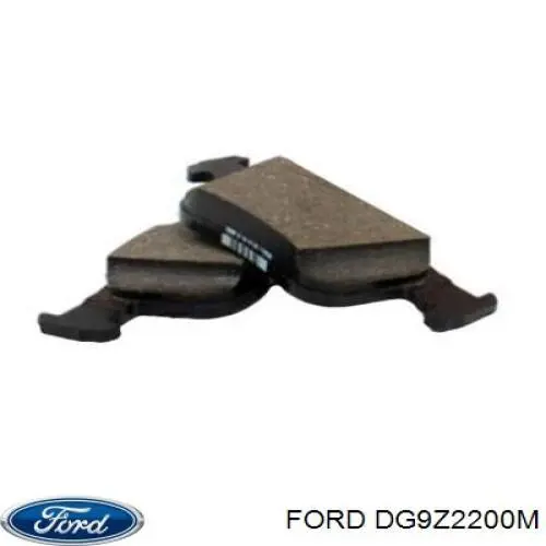 Купить DG9Z2200M Ford Колодки тормозные задние, дисковые
