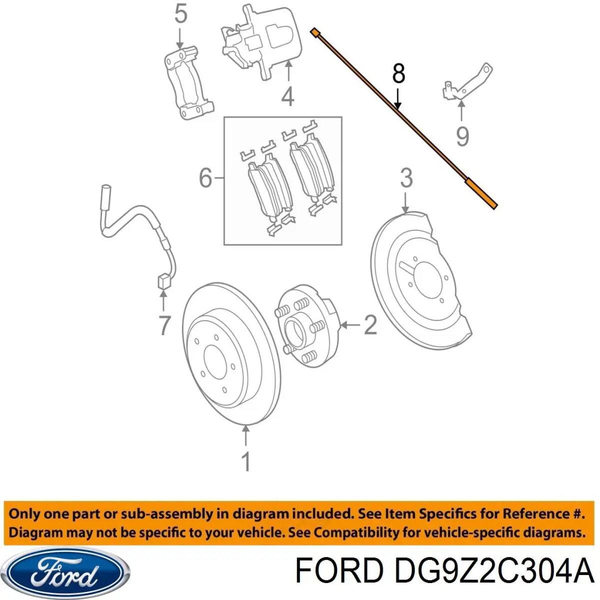 Купить DG9Z2C304G Ford 