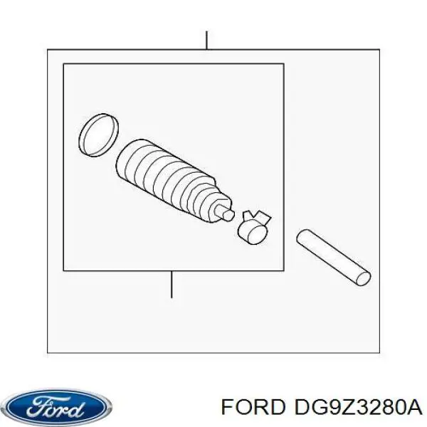 DG9Z3280A Ford tração de direção