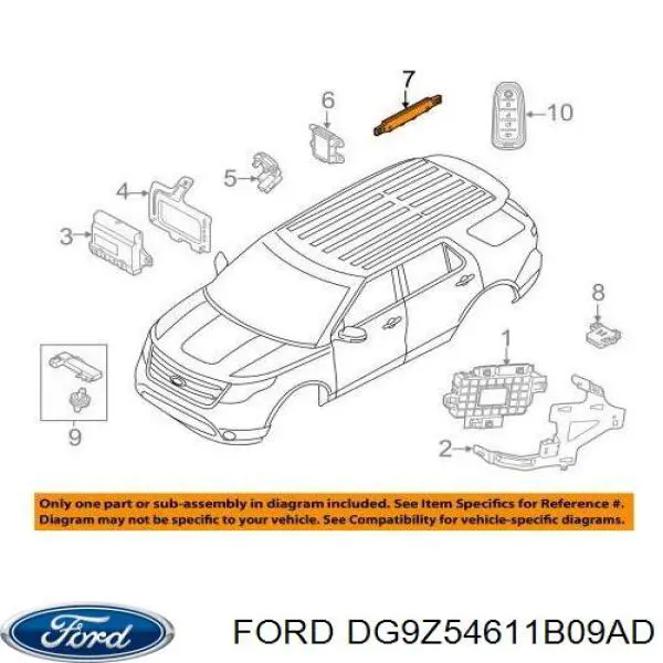 Купить DG9Z54611B09AD Ford 