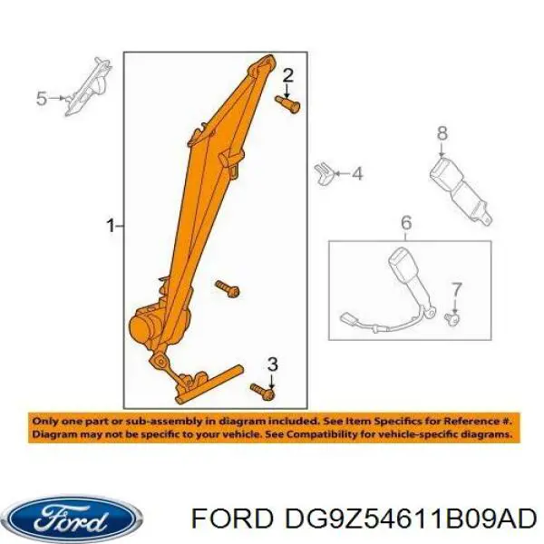  DG9Z54611B09AF Ford