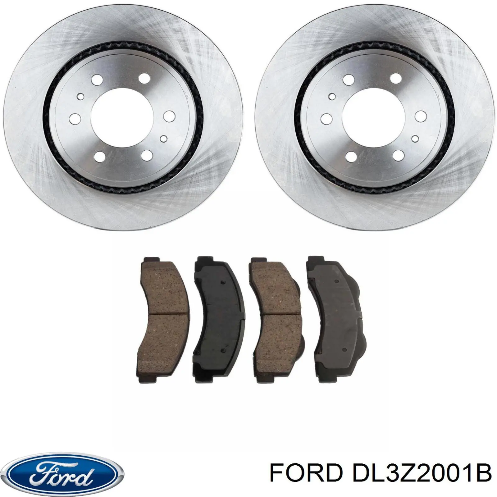 Передние тормозные колодки DL3Z2001B Ford