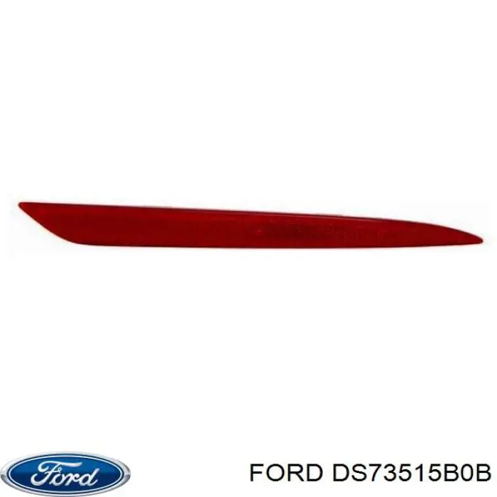 Отражатель бампера заднего правый Ford DS73515B0AD цена, от 12.82 USD