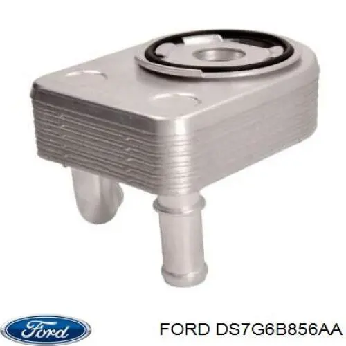 DS7G6B856AA Ford Радиатор масляный (холодильник) под фильтром