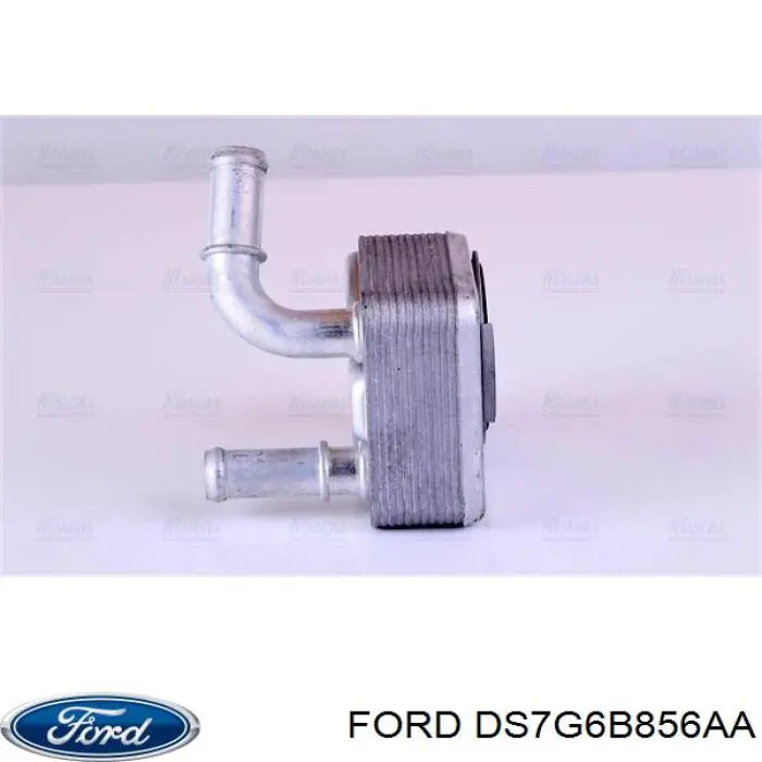 Купить DS7G6B856AA Ford Радиатор масляный (холодильник), под фильтром