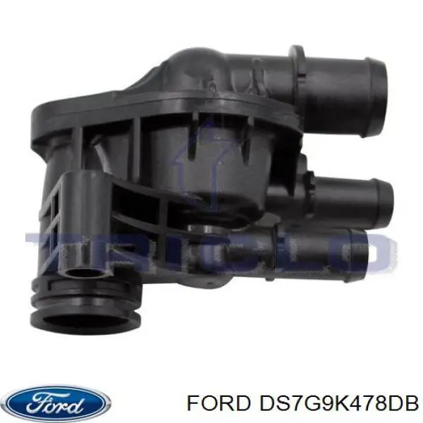 DS7G9K478DB Ford caixa do termostato