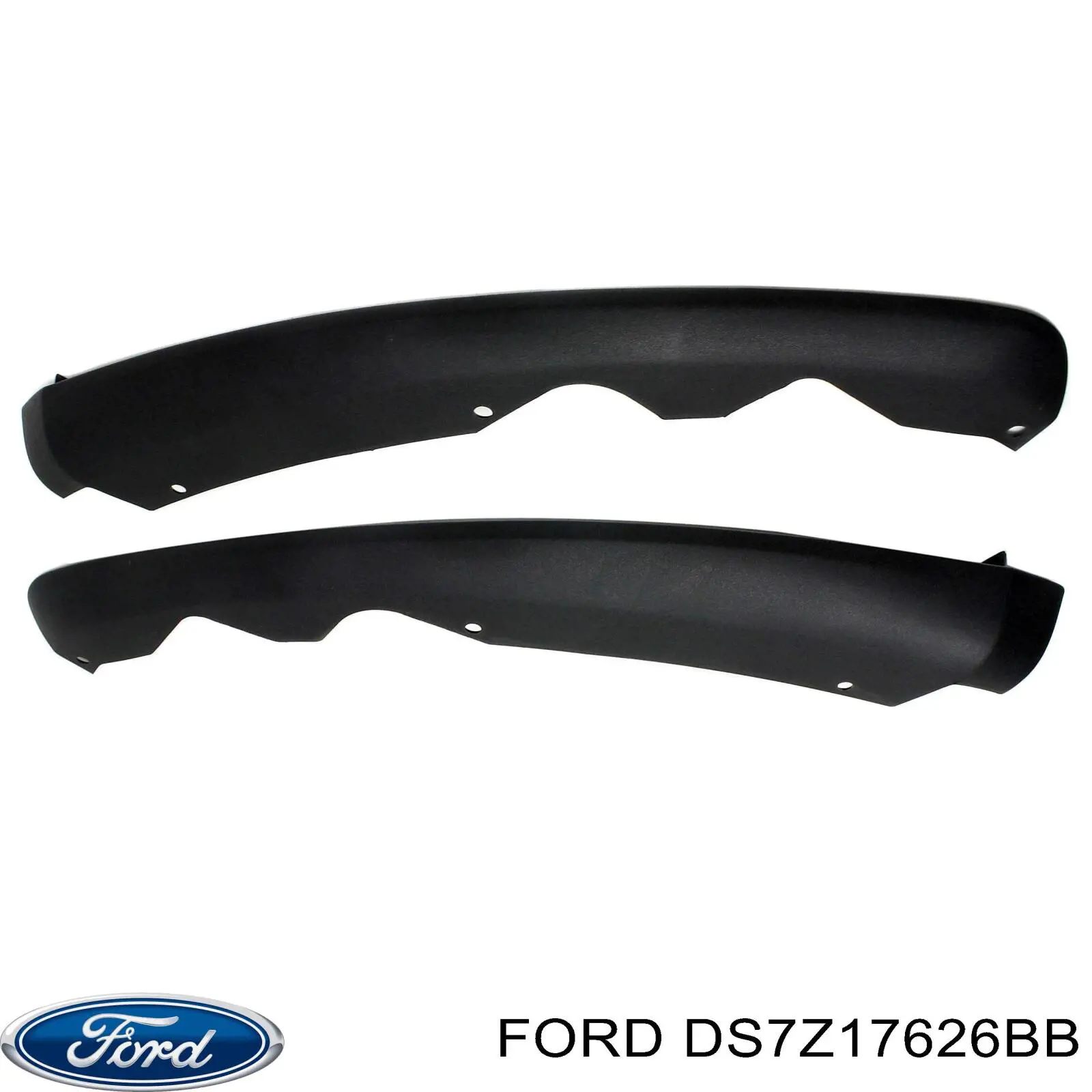 DS7Z17626BB Ford Спойлер переднего бампера левый
