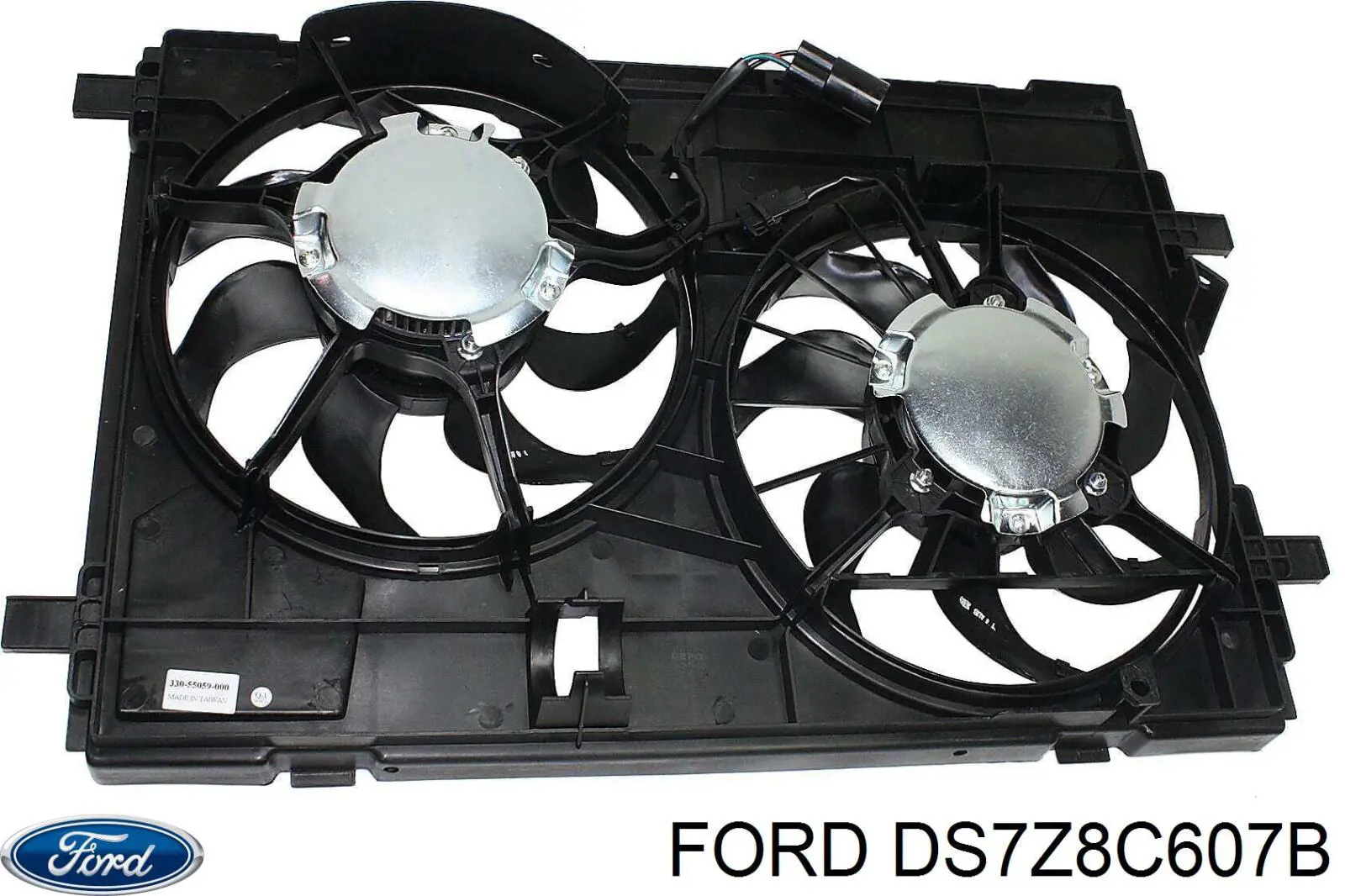 DS7Z8C607A Ford Диффузор радиатора охлаждения в сборе с мотором