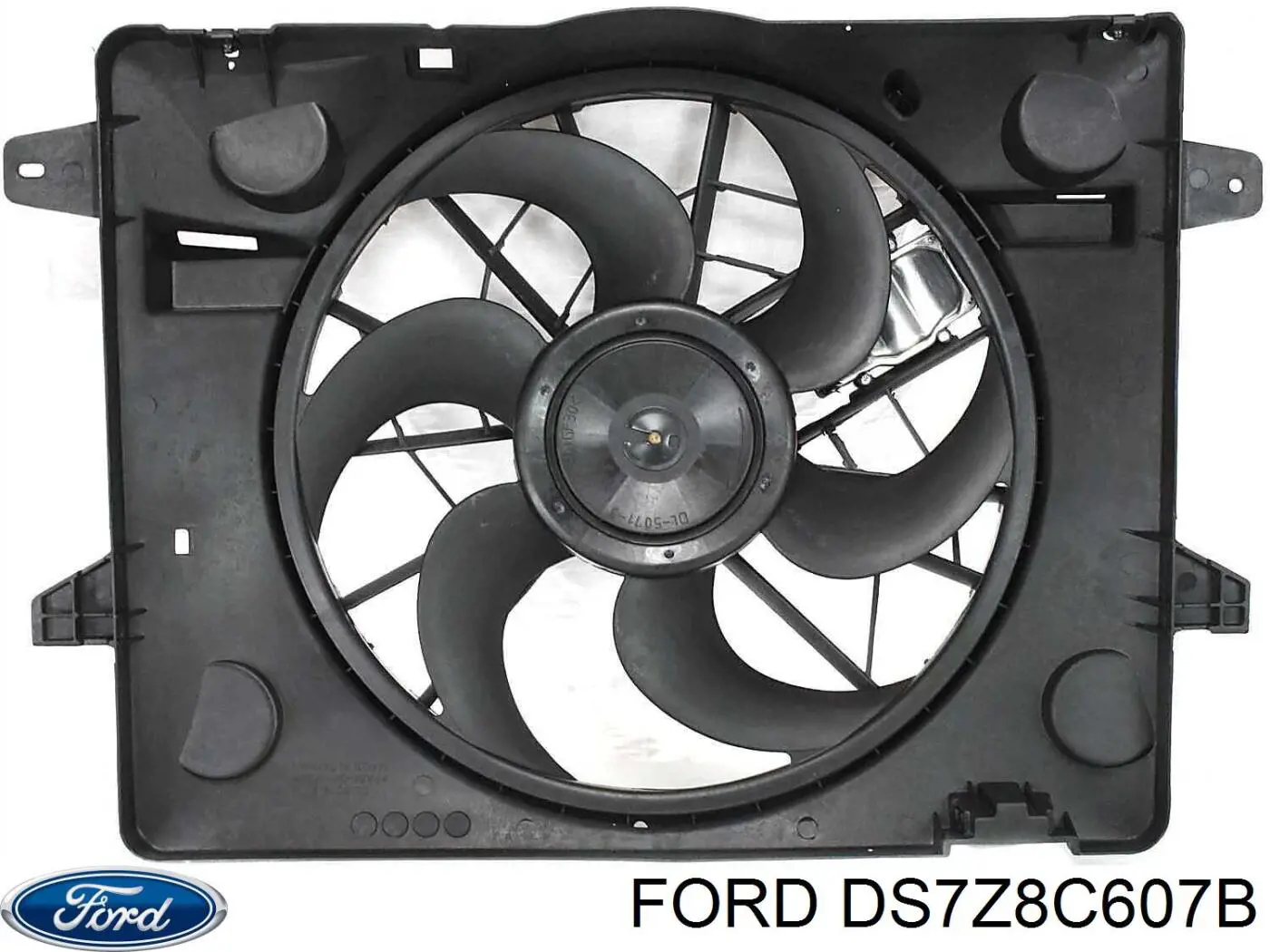 RF362 Ford Диффузор радиатора охлаждения в сборе с мотором