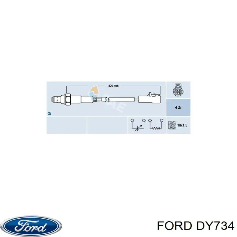 DY734 Ford лямбда-зонд, датчик кислорода до катализатора