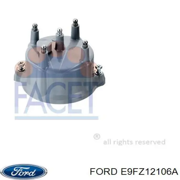 E9FZ12106A Ford крышка распределителя зажигания (трамблера)