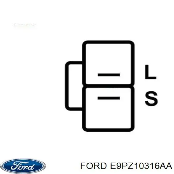 Реле генератора E9PZ10316AA Ford