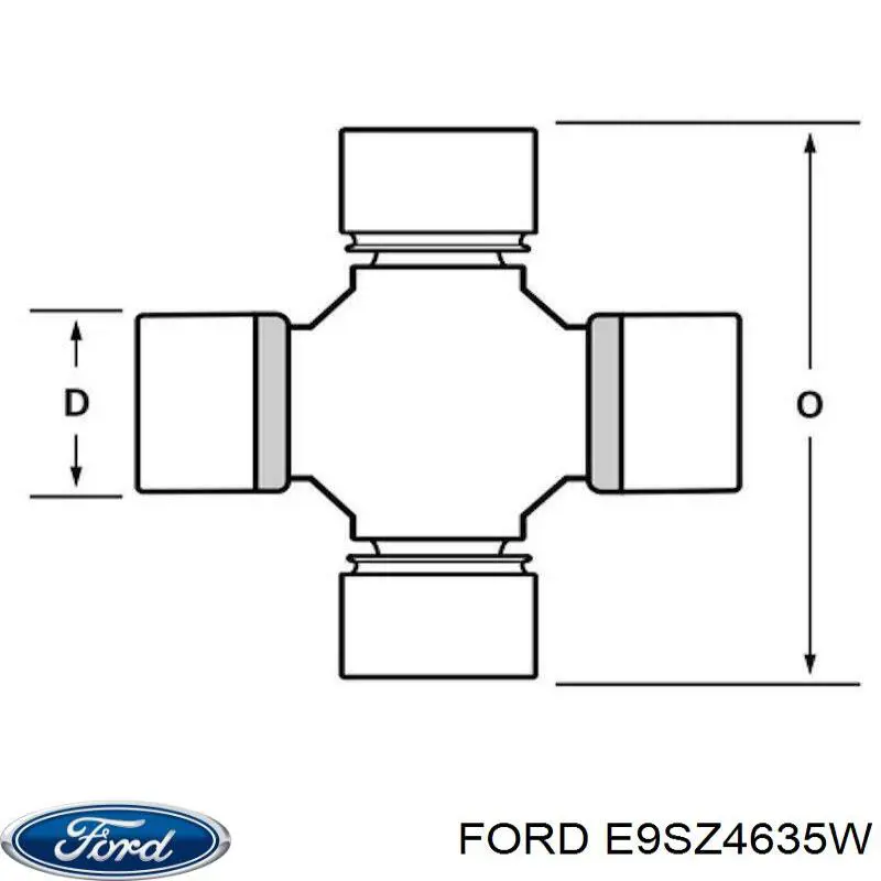 Крестовина заднего карданного вала  Ford E9SZ4635W цена, от 23.64 USD