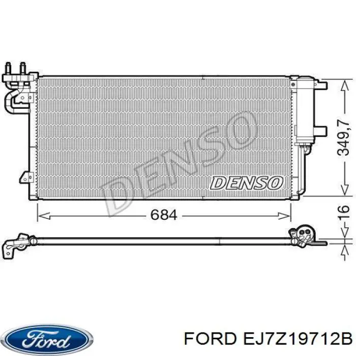 Радиатор кондиционера BC868 Magneti Marelli