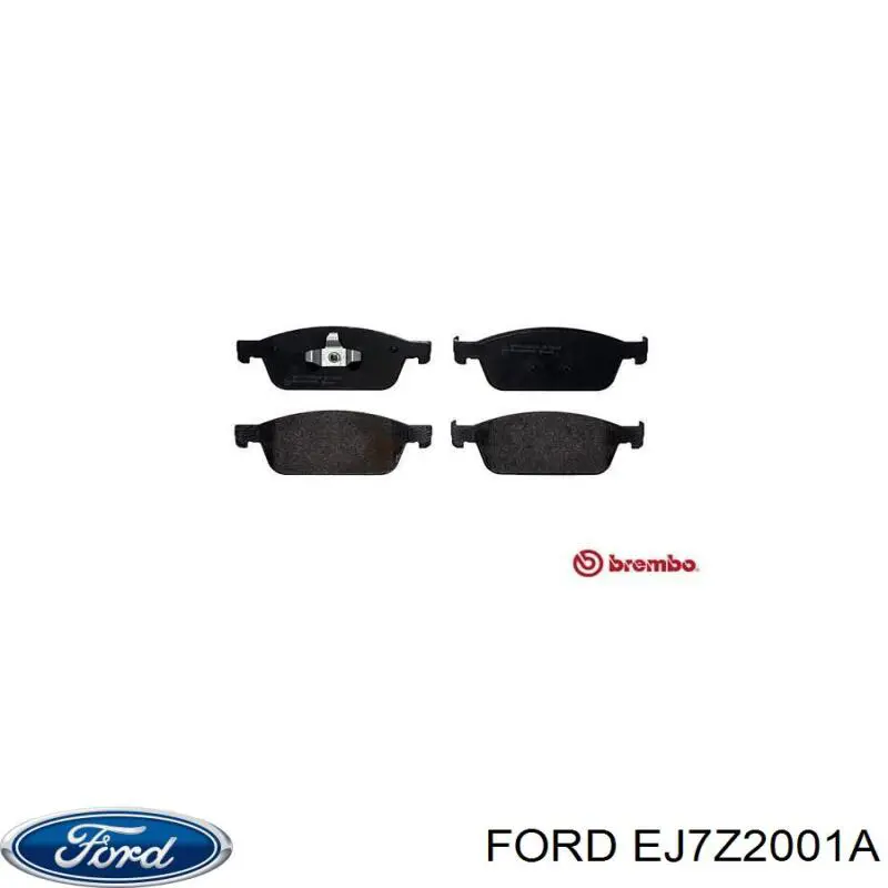 Купить EJ7Z2001B Ford Колодки тормозные