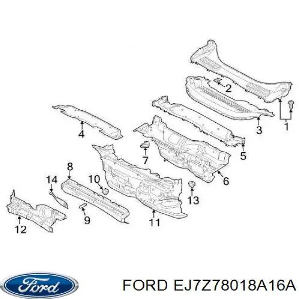  Ford EJ7Z78018A16A цена, от 15.08 USD