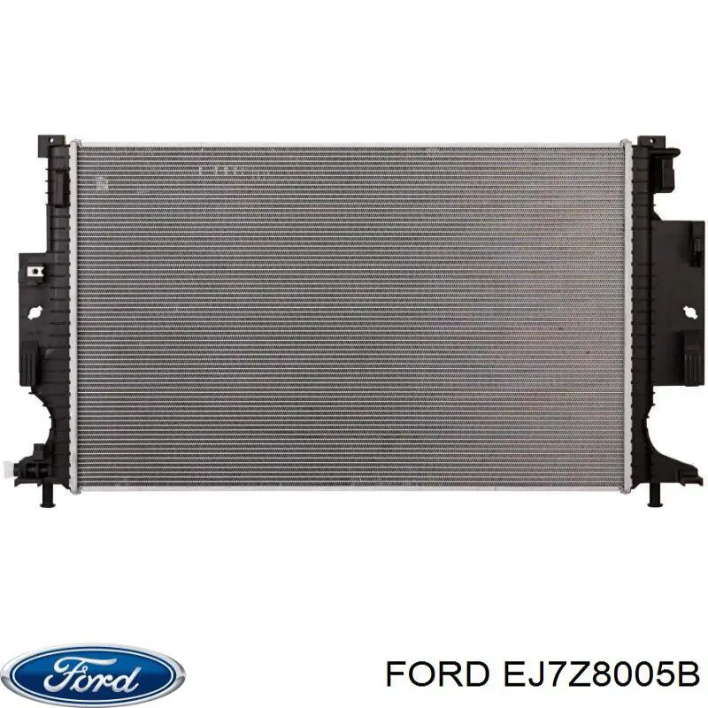 EJ7Z8005B Ford radiador de esfriamento de motor