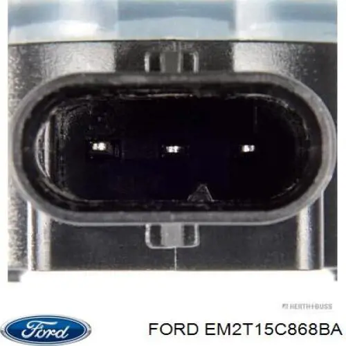 EM2T15C868BA Ford sensor dianteiro lateral de sinalização de estacionamento (sensor de estacionamento)