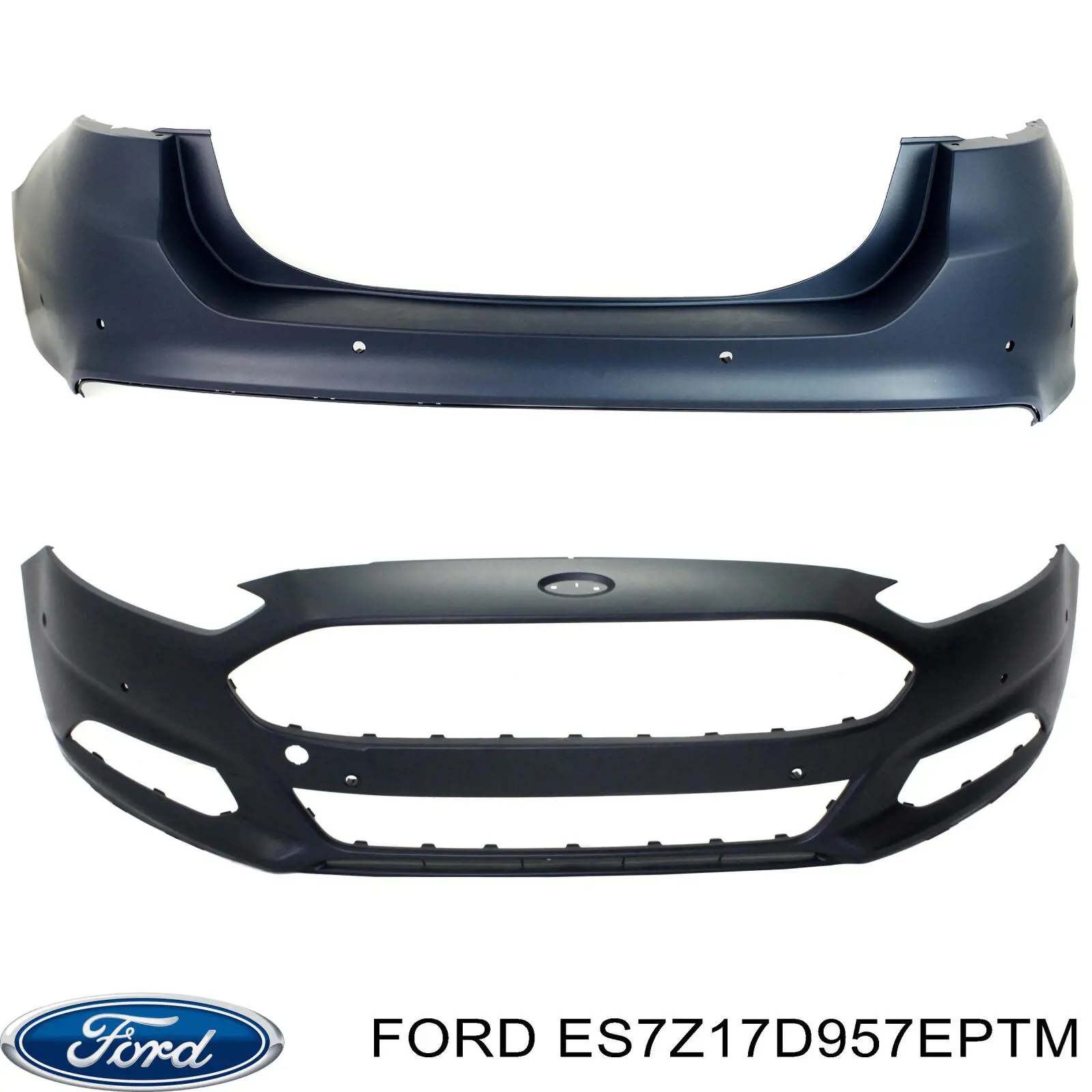 DS7Z17757EAPTM Ford Бампер передний в сборе
