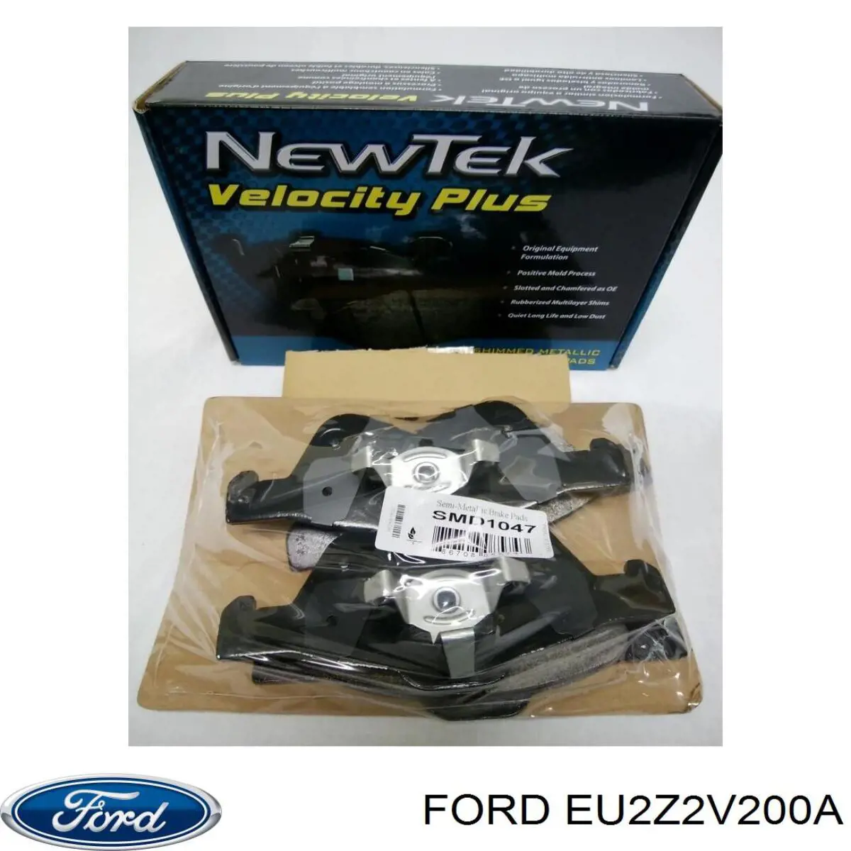 Купить EU2Z2V200A Ford Колодки тормозные задние, дисковые