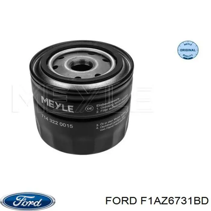 F1AZ6731BD Ford Масляный фильтр двигателя