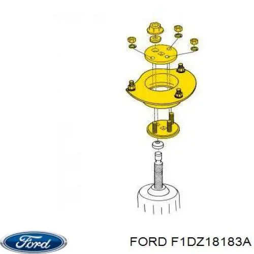 F1DZ 18183-A Ford опора амортизатора переднего