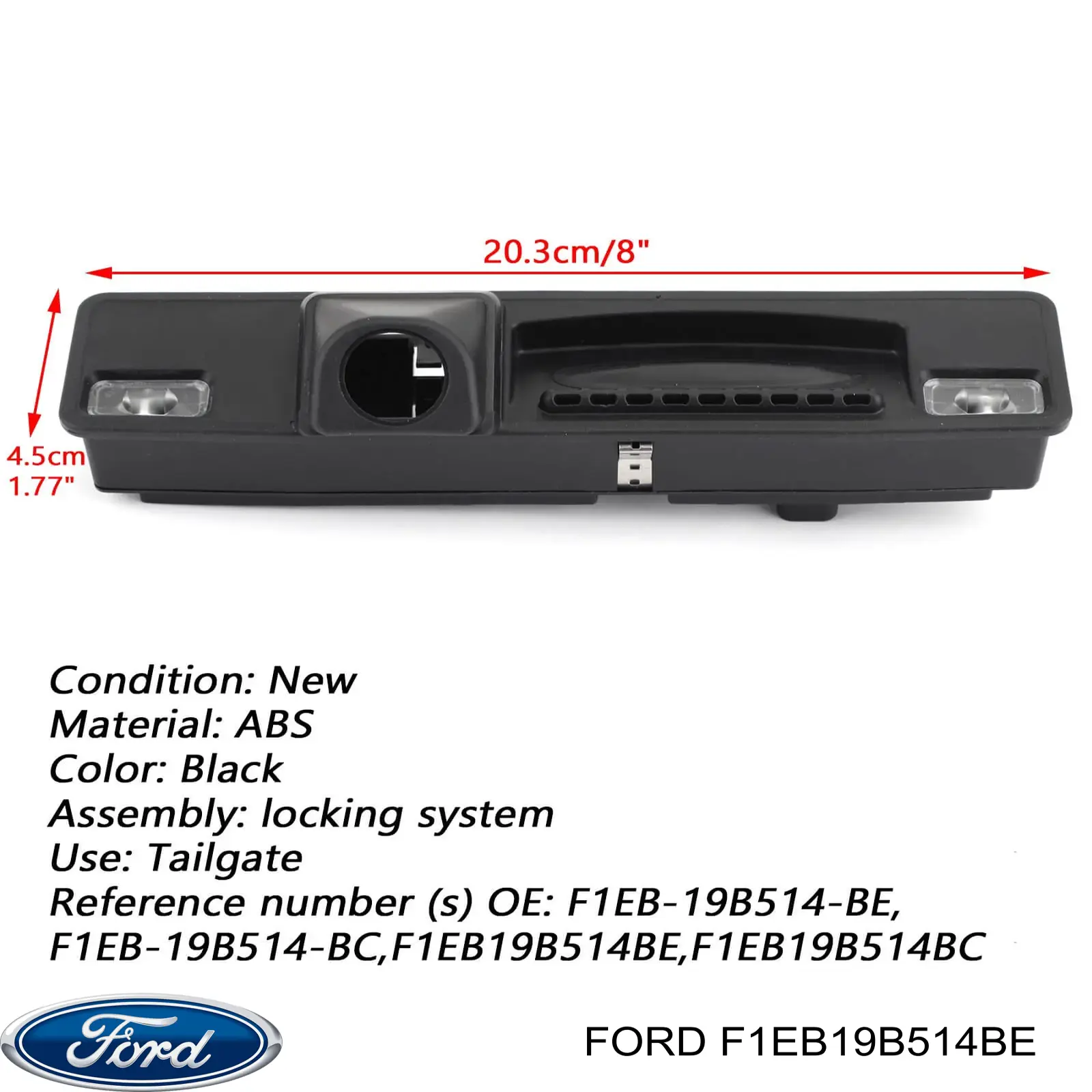 Кнопка привода замка третей/пятой двери Ford 2102172 цена, от 39.56 USD