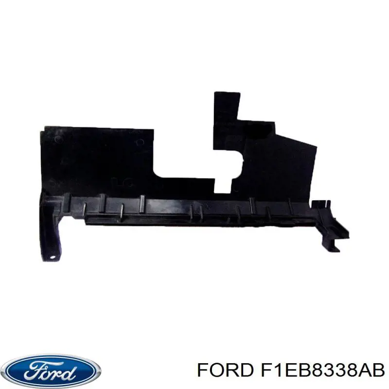 F1EB8338AB Ford Воздуховод (дефлектор) радиатора правый