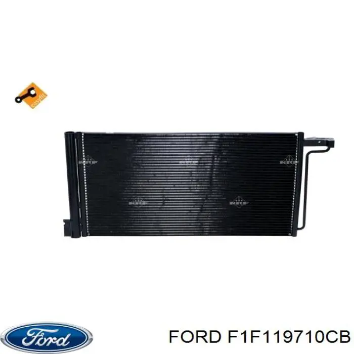 F1F119710CB Ford радиатор кондиционера