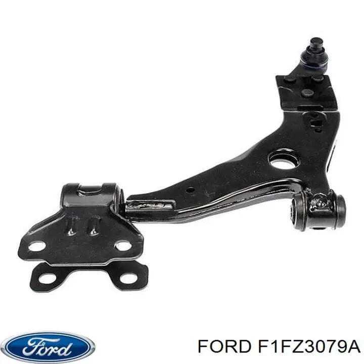 F1FZ3079A Ford braço oscilante inferior esquerdo de suspensão dianteira