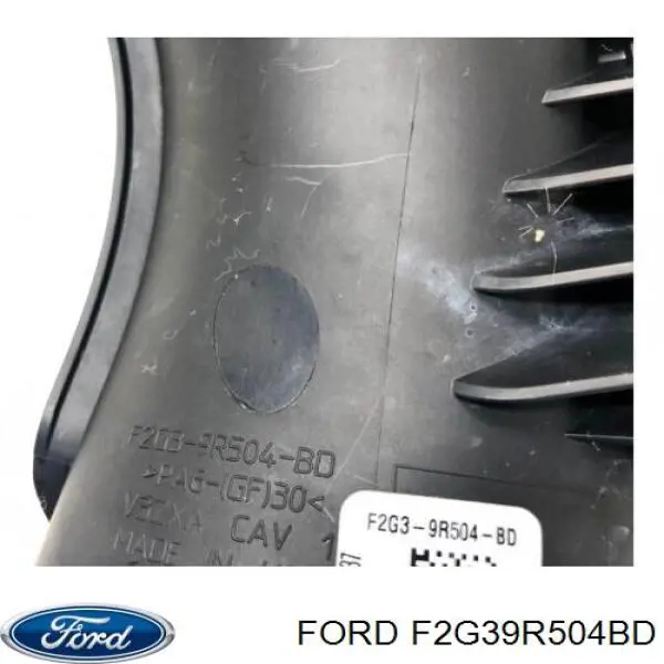F2G39R504BD Ford Патрубок воздушный, вход в турбину (наддув)