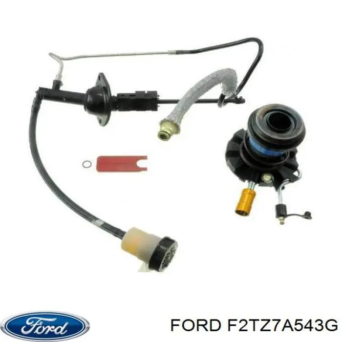 Купить F2TZ7A543G Ford Главный цилиндр сцепления
